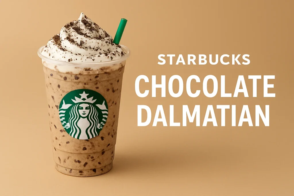 Starbucks Secret Menu UK Updatd 37 Chocolate Dalmatian