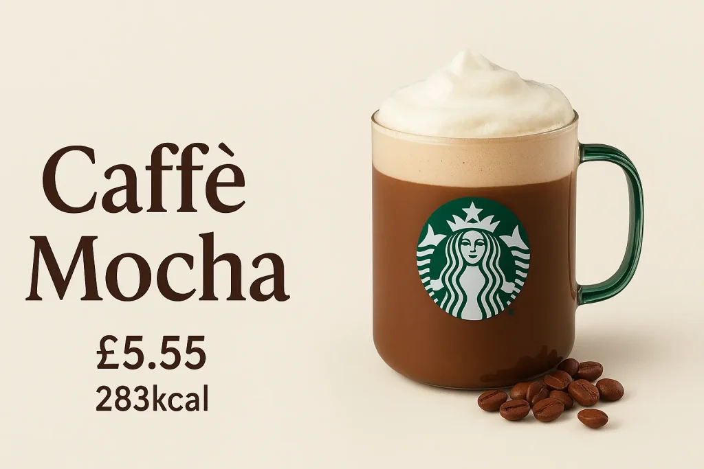 Starbucks Caffè Mocha UK – Price & Calories 3 Starbucks Caffè Mocha
