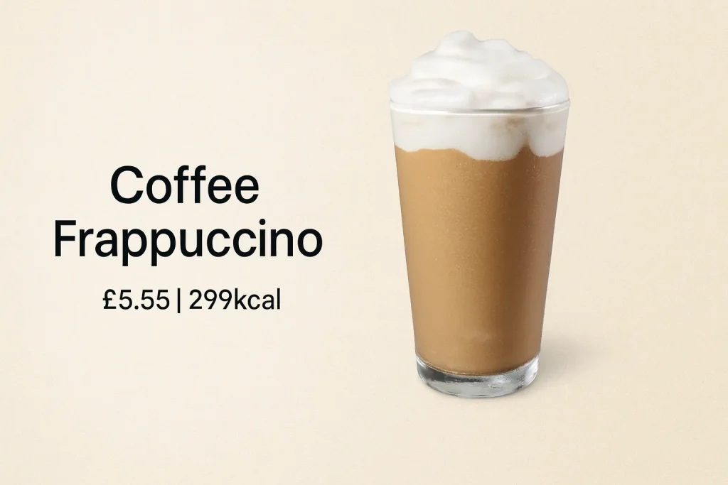 Coffee Frappuccino Starbucks UK — Price, Calories & Full Guide 1 Starbucks Coffee Frappuccino