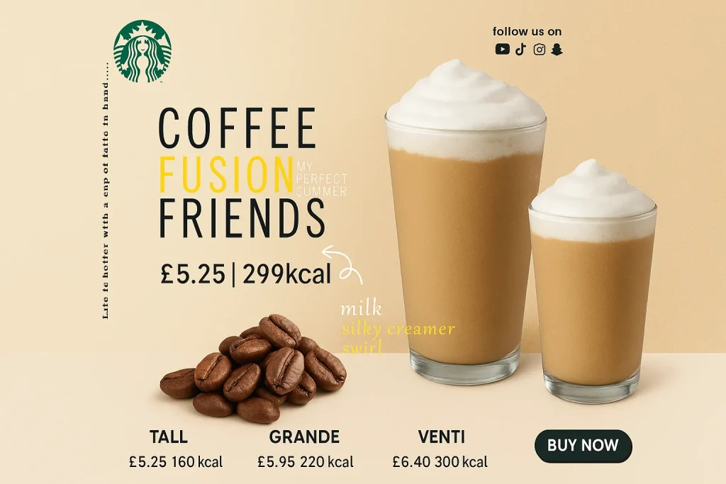 Coffee Frappuccino Starbucks UK — Price, Calories & Full Guide 2 Starbucks Coffee Frappuccino Prices