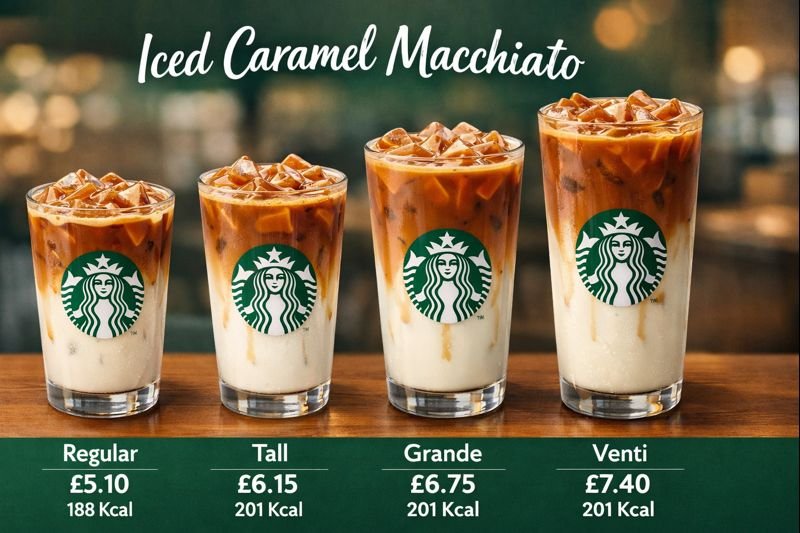 Starbucks Iced Caramel Macchiato – Price & Calories 2 Starbucks Iced Caramel Macchiato Prices