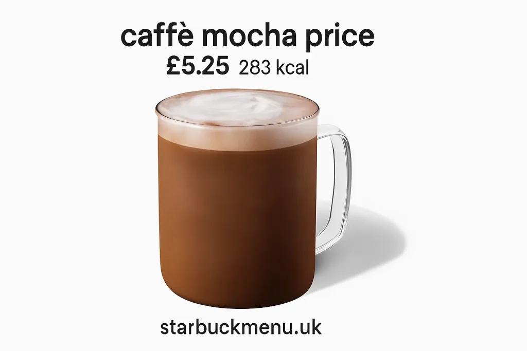 Starbucks Caffè Mocha UK – Price & Calories 1 caffe mocha price