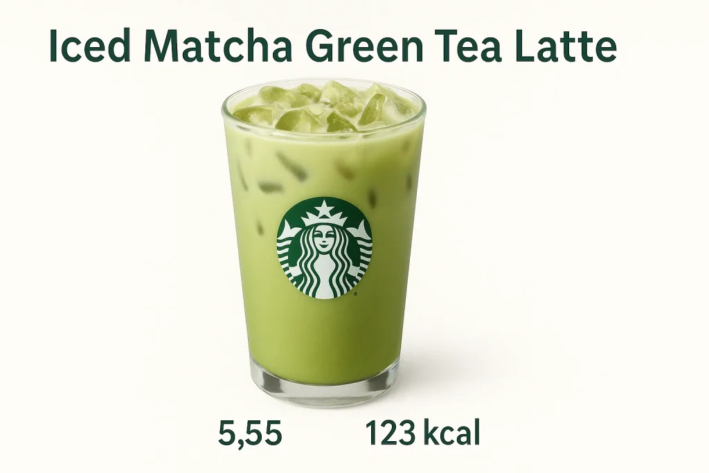 iced matcha green tea latte