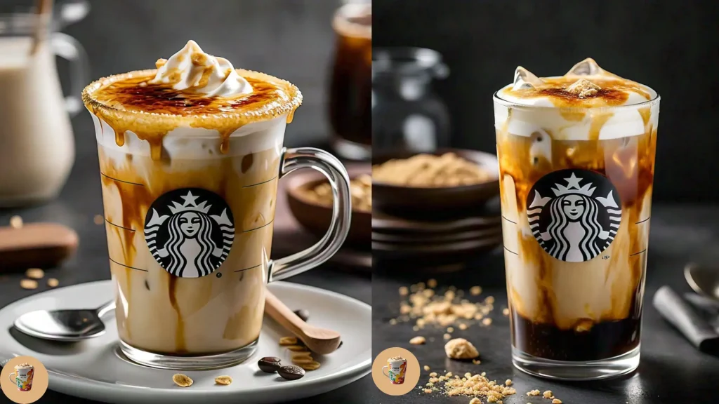 Starbucks Creme Brulee Iced Brown Sugar Oat Shaken Espresso price 1 Crème Brulée Iced Brown Sugar Oat Shaken Espresso