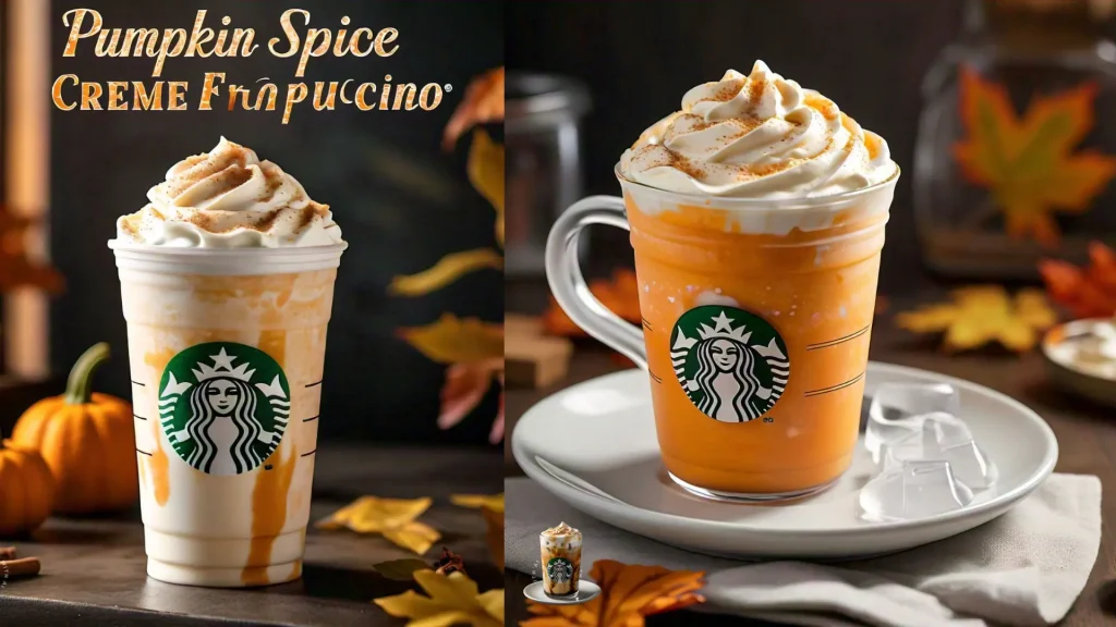 Starbucks Pumpkin Spice Crème Frappuccino price with Nutrition 1 Pumpkin Spice Crème Frappuccino