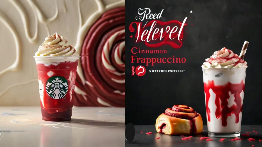 Starbucks Frappuccino Secret Menu UK 2026 5 Red Velvet Cinnamon Roll Frappuccino