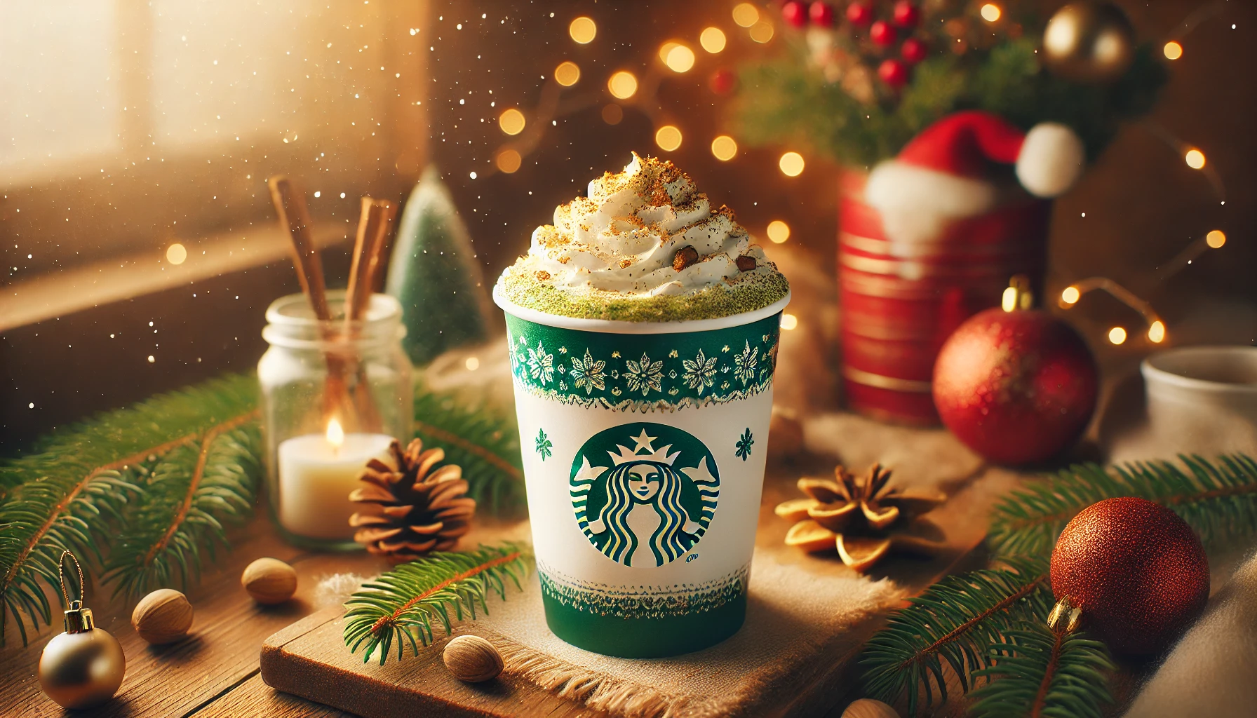 Starbucks Christmas Menu UK 2026: Special Drinks for Christmas 13 Pistachio Latte