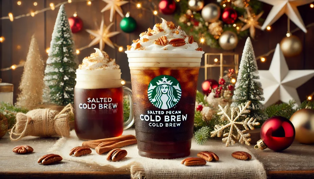 Starbucks Christmas Menu UK 2026: Special Drinks for Christmas 12 Salted Pecan Cold Brew