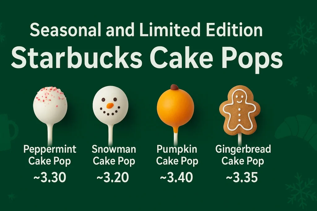 Seasonal and Limited Edition Starbucks Cake Pops
