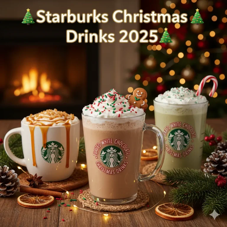 Starbucks Christmas Menu UK 2026: Special Drinks for Christmas 3 Starbucks Christmas Drinks 2025