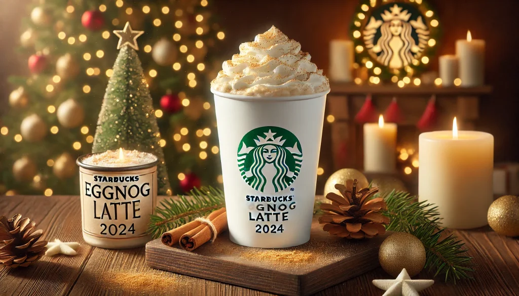 Starbucks Eggnog Latte 2024 UK
