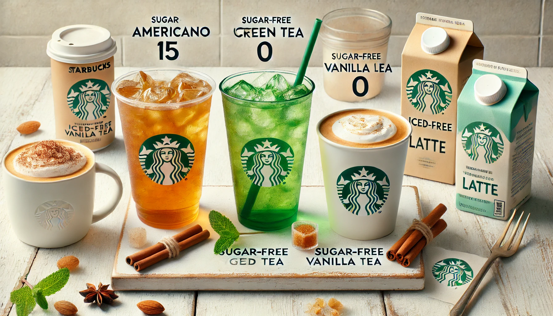 Best Healthy Starbucks Options: Low-Cal, Dairy-Free & Sugar-Free Choices 3 Sugar-Free Starbucks Options