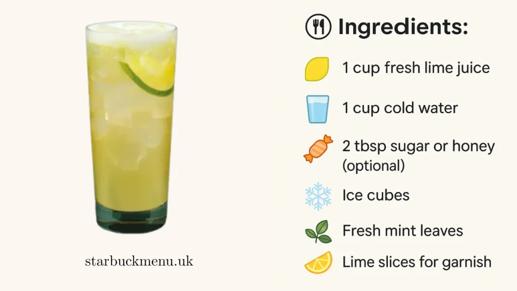 Cool Lime Starbucks Refresha Drink