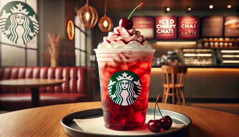 Iced Cherry Chai Starbucks