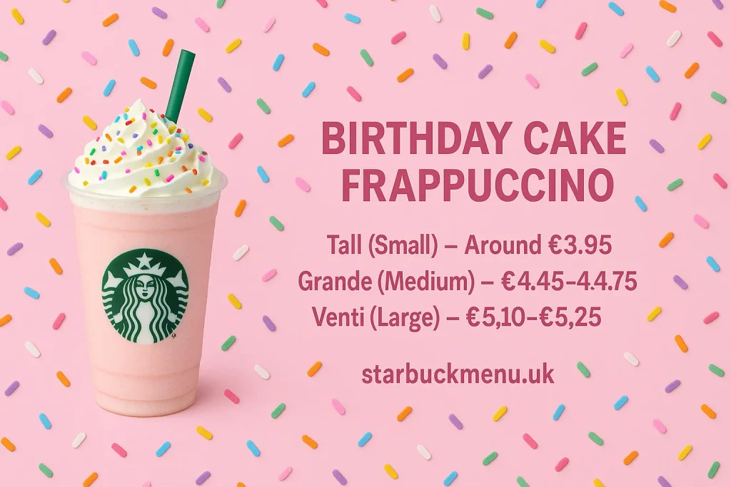 Birthday Cake Frappuccino