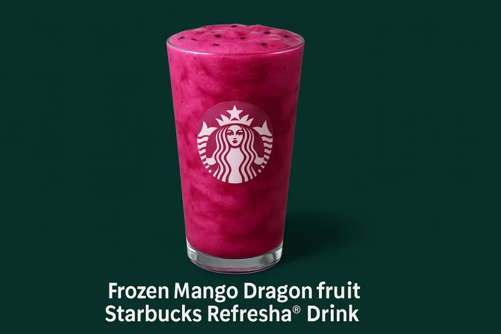 Frozen Mango Dragonfruit Starbucks Refresha Drink Price & Calories 2 Frozen Mango Dragonfruit Starbucks Refresha Drink