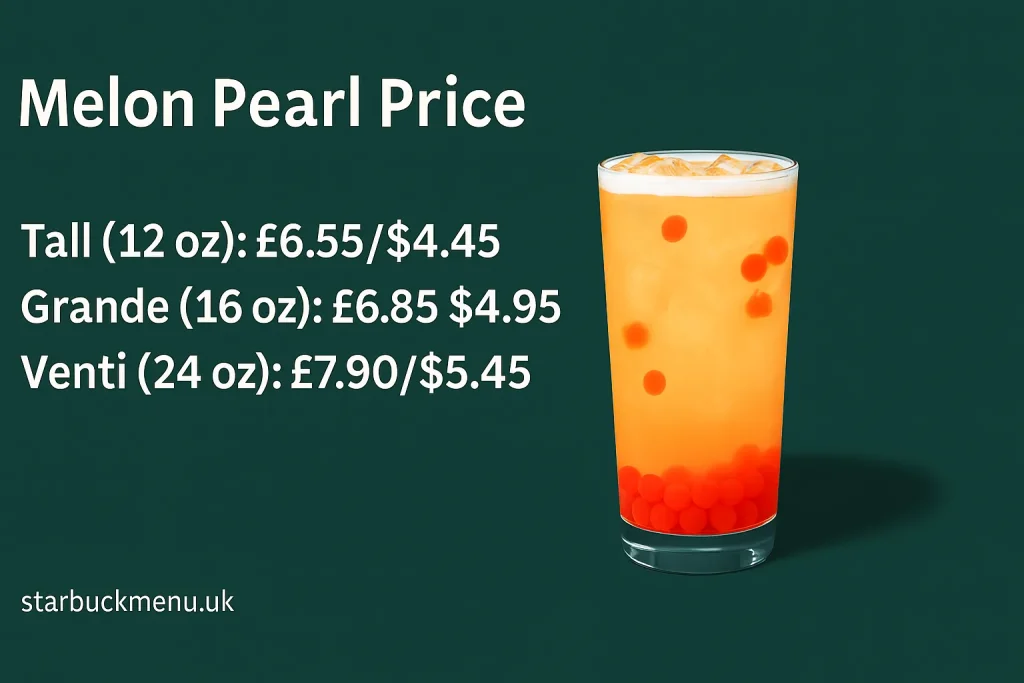Starbucks Melon Pearl Refresha Drink UK – Price & Calories 6 Melon Pearl Refresha price
