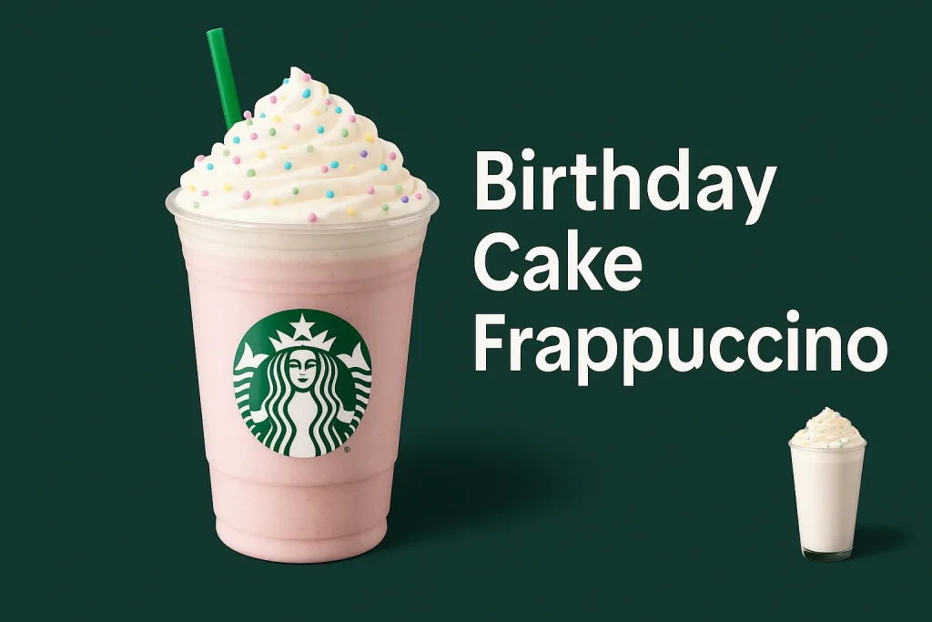 Starbucks Birthday Cake Frappuccino UK