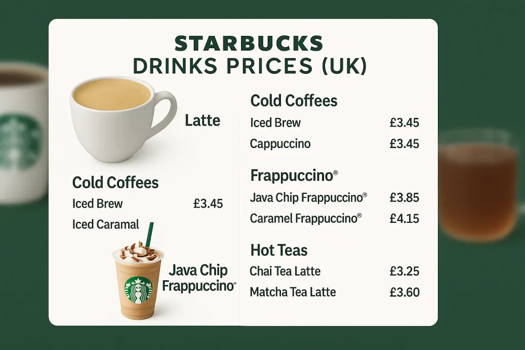 Starbucks Menu Prices UK 2026 1 Starbucks menu prices list
