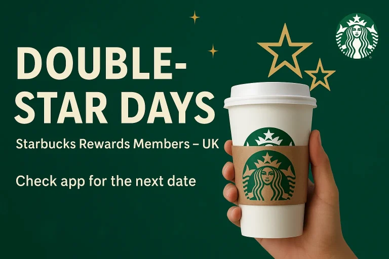 Starbucks UK Double-Star Days