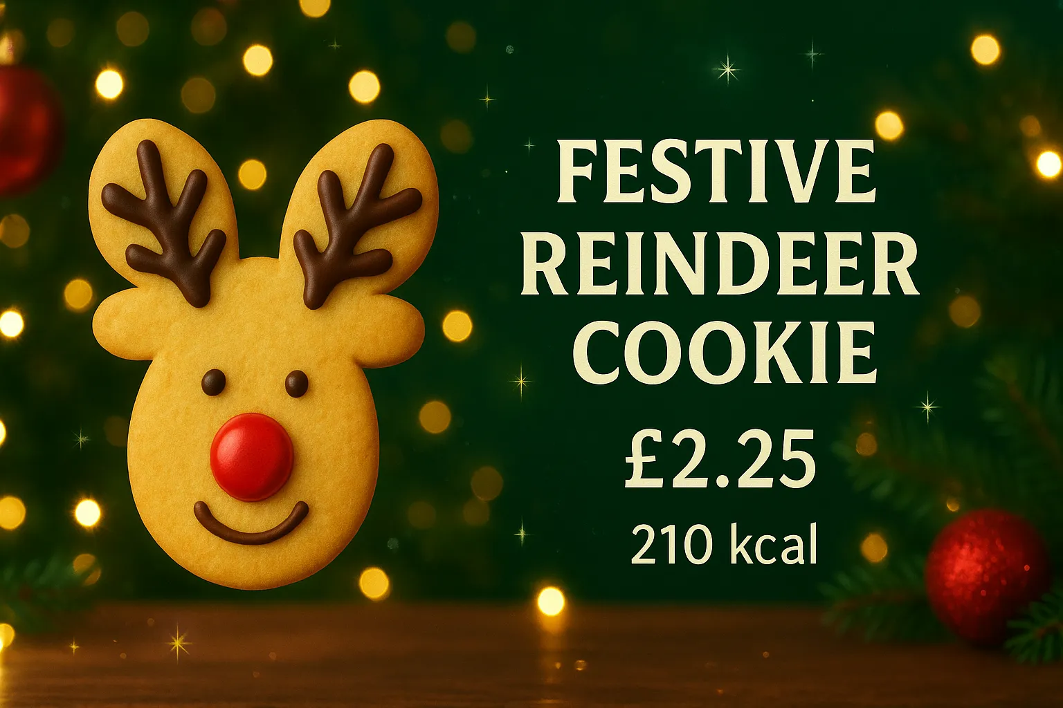 New Starbucks Christmas Menu 2026 – UK Drinks & Food 8 Festive Reindeer Cookie