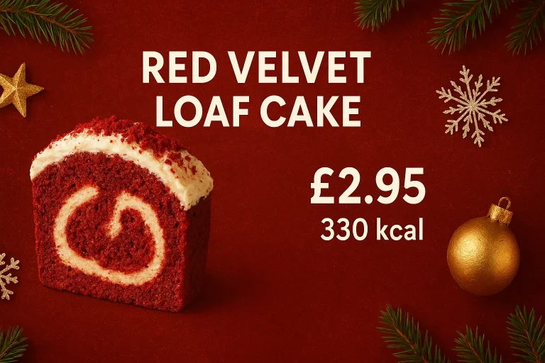New Starbucks Christmas Menu 2026 – UK Drinks & Food 9 Red Velvet Loaf Cake