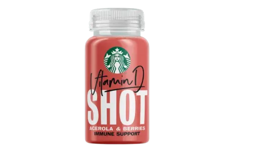Starbucks Menu Prices UK 2026 107 Acerola & Raspberry Vitamin D Shot 100ml