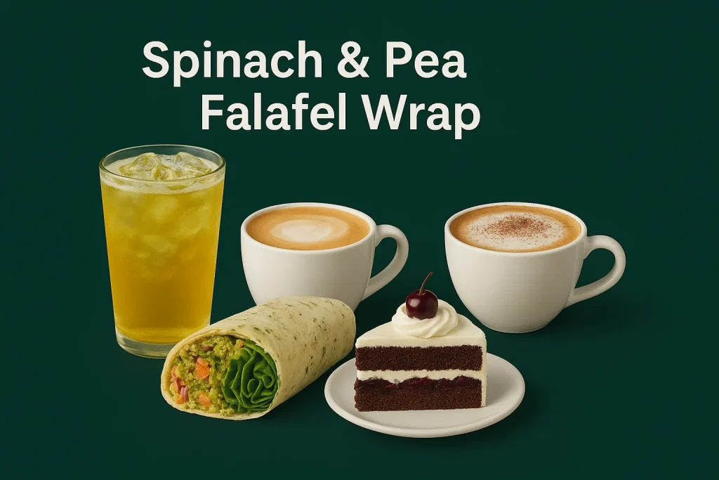 Spinach & Pea Falafel Wrap Starbucks UK - Price & Calories 2 Best pairing with Spinach & Pea Falafel Wrap