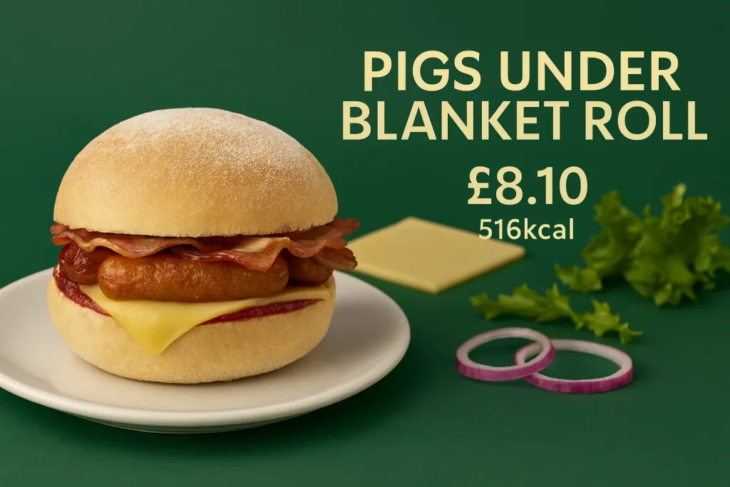 Pigs Under Blanket Roll Starbucks UK – Price & Calories 1 Pigs Under Blanket Roll starbucks UK