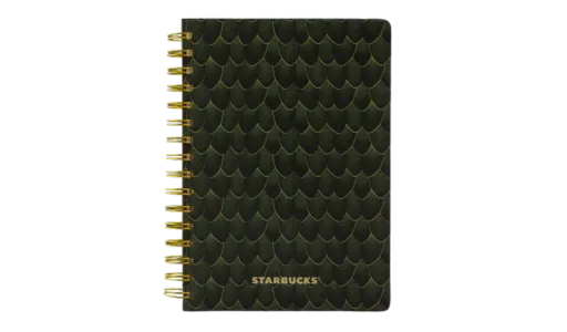 Starbucks UK Christmas Merchandise Collection 2026 12 Spiral Green Notebook