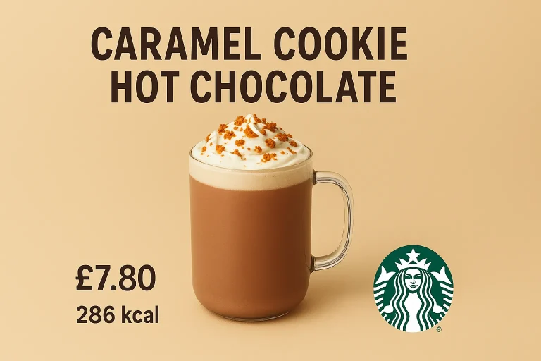 Starbucks Caramel Cookie Hot Chocolate UK