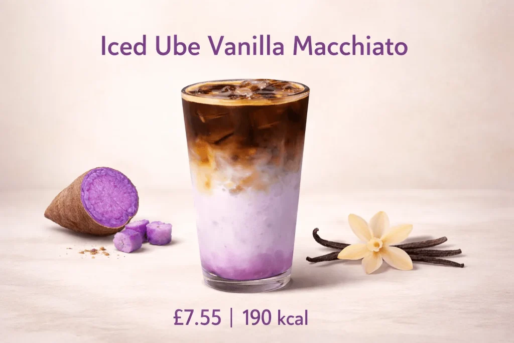 Iced Ube Vanilla Macchiato Starbucks Uk – Price, Calories & Sizes 1 Iced Ube Vanilla Macchiato Starbucks Uk